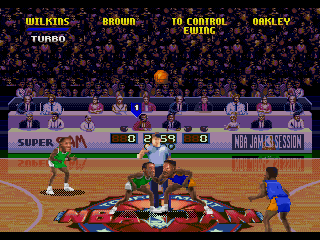 NBA Jam Tournament Edition screenshot 3 for Sega Genesis